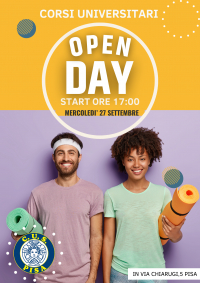 L’Open Day dei Corsi Universitari, mercoledì 27 settembre: scopri le opportunità per la nuova stagione sportiva.