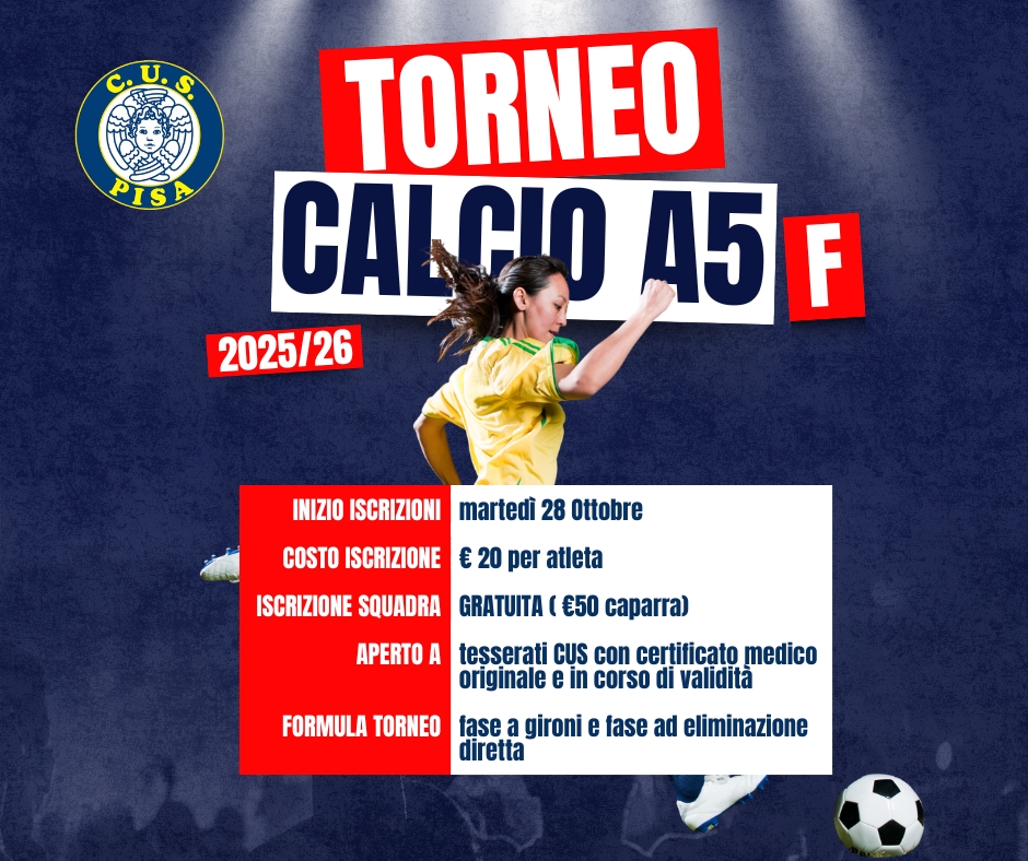 torneo calcio a 5 femminile